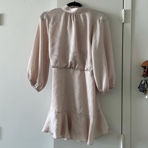 Call Me Angel Satin Dress - Champagne